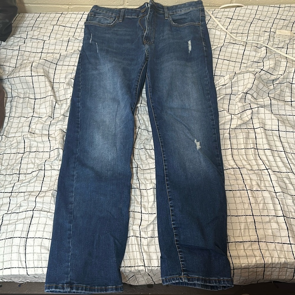 Blue jeans, straight fit